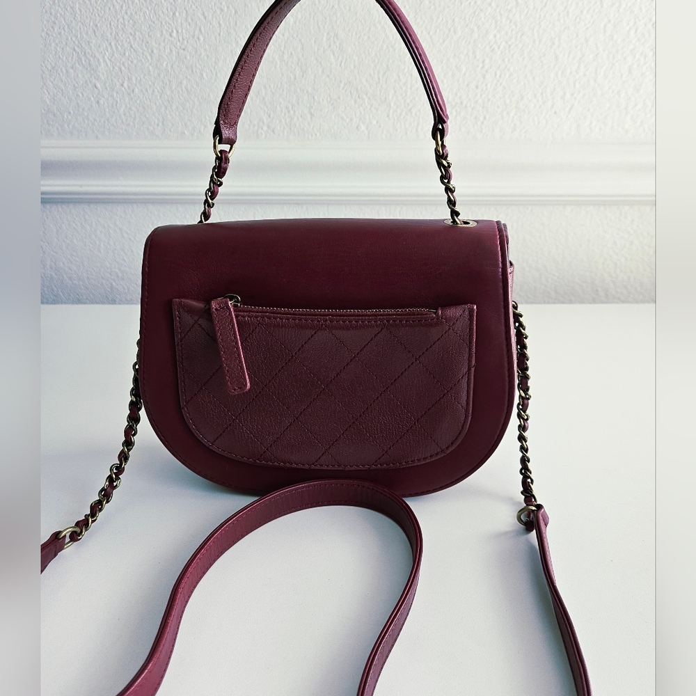 New Unused Chanel Bordeaux Coco Two-way Bag - Picture 3 of 14